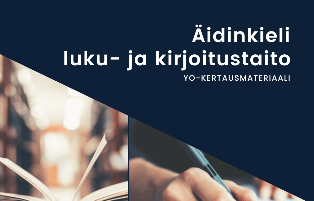 Yo-kertaus äidinkieli luku- ja kirjoitustaito