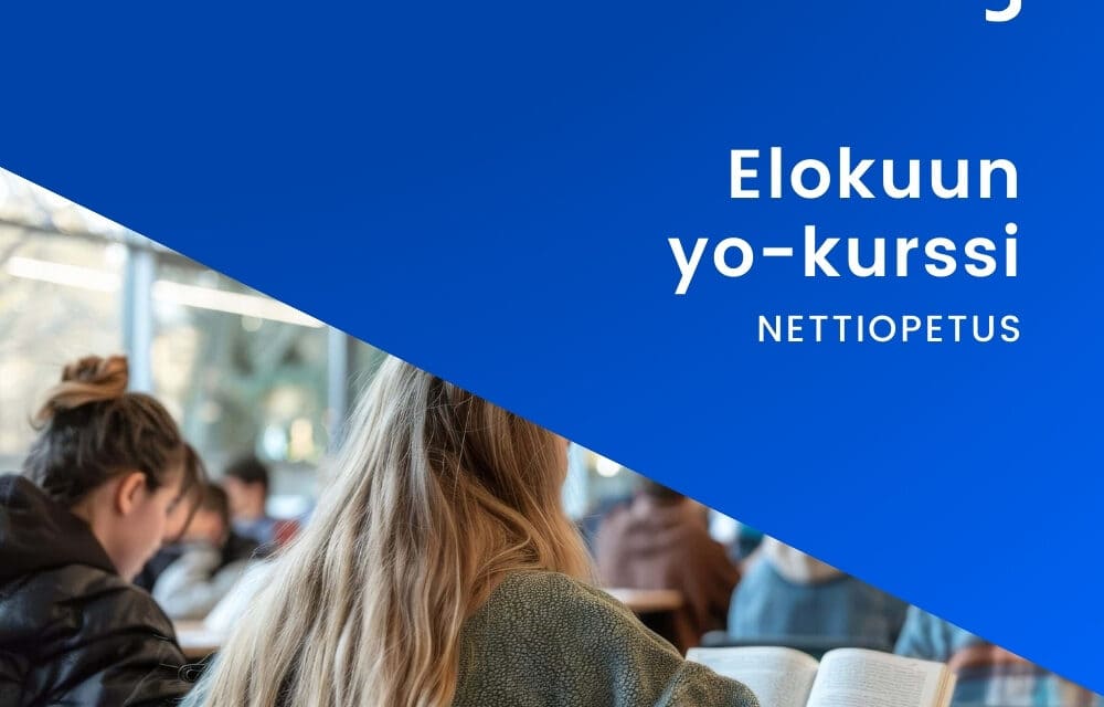 Elokuun yo-kurssi syksyn kirjoituksiin